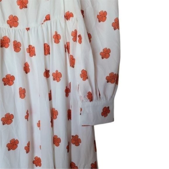 Since Then White Floral Long Sleeve Button Front Maxi Dress S NWT - Picture 12 of 12